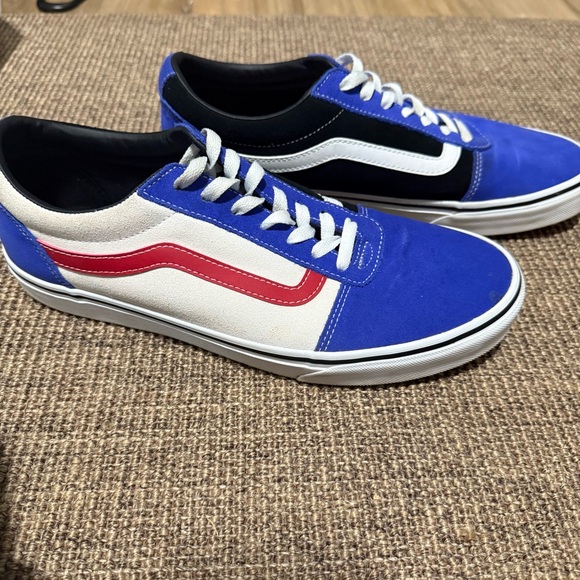 Vans Ward Low top Rally Suede Dazzling Blue Sneakers - Picture 1 of 5